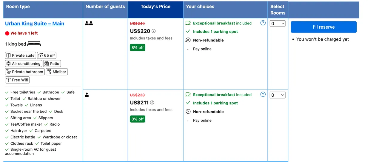 Further Hotel on Booking.com