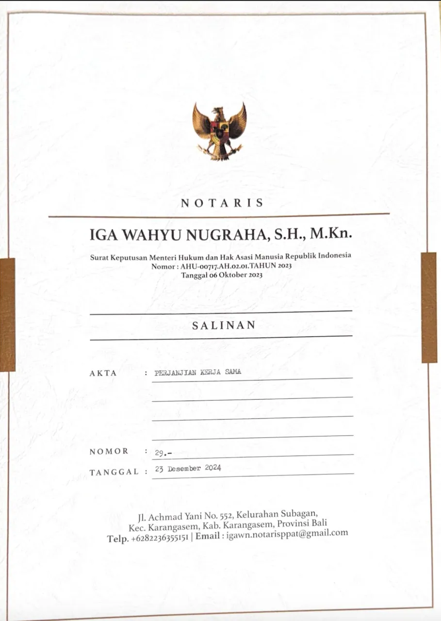Land Lease Cooperation Agreement No. 29